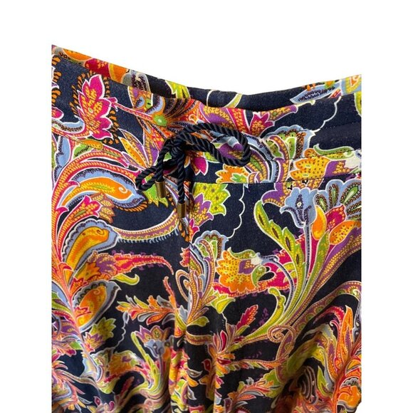 Lauren Ralph Lauren Colorful Stretch Loose Fitting Drawstring Pants Sz S - Picture 5 of 11